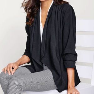 Johnston & Murphy Navy draped blazer, size M, NWT